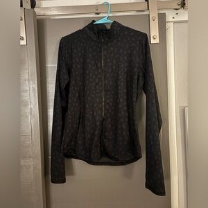 Women’s Large Black Cheetah Print Jacket | 90 degrees by Reflex